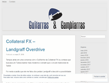 Tablet Screenshot of guitarrasegambiarras.com